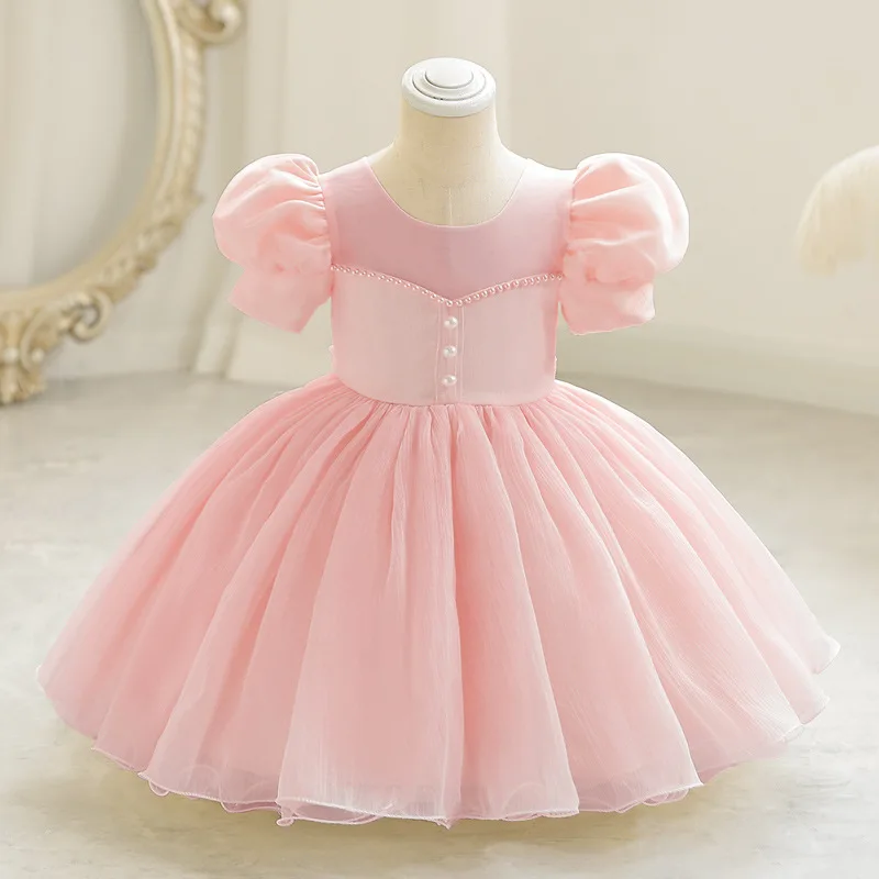 Baby Z Clothing - Sommer Baby Mädchen Kleid Spitze Mesh