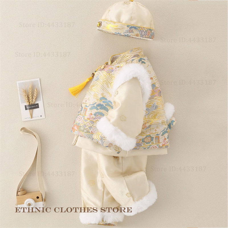 Baby Clothing Sets Boy - Jungen Baby Hundert Tage Tang-anzug Verdicken