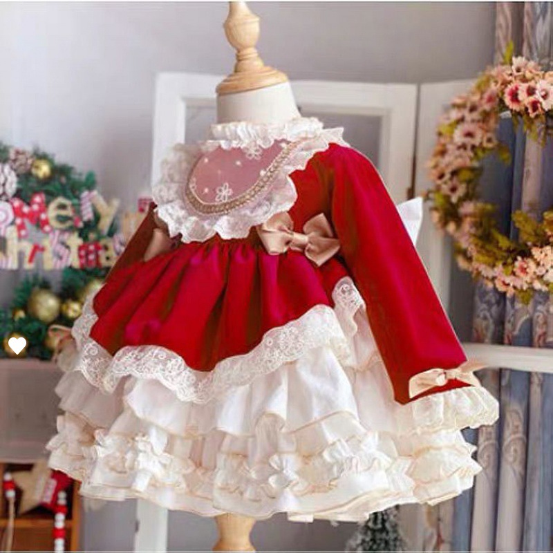 Baby Z Clothing - Mädchen Baby Party Kleid Neue Spanisch