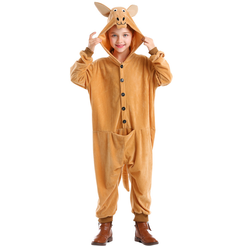 Baby Clothing Neutral - Neutrales Halloween-Tierkostüm Baby-Strampler mit Mütze Cosplay