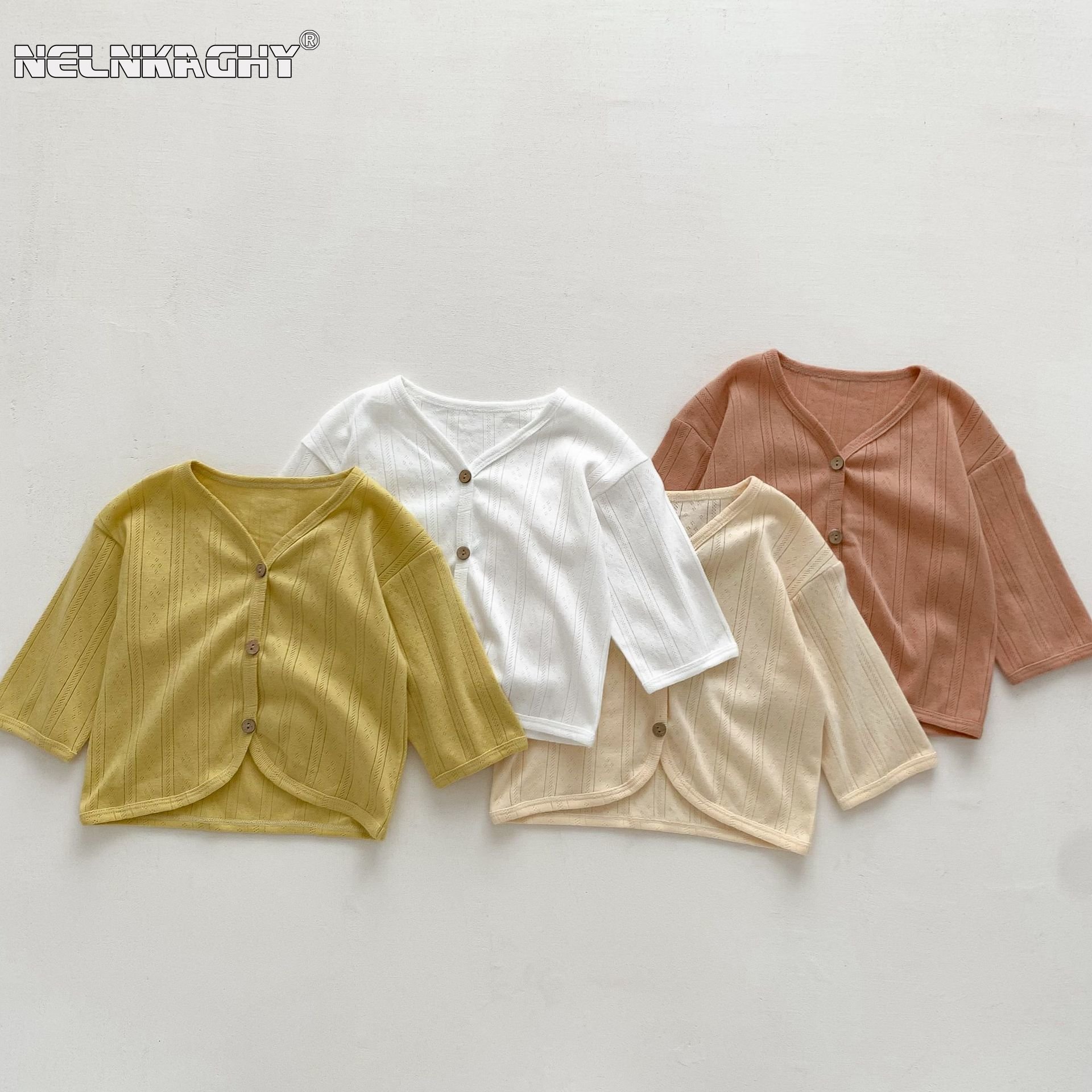 Knit Cardigan Infant - Sommer Kinder Baby Mädchen Jungen Hohl-out