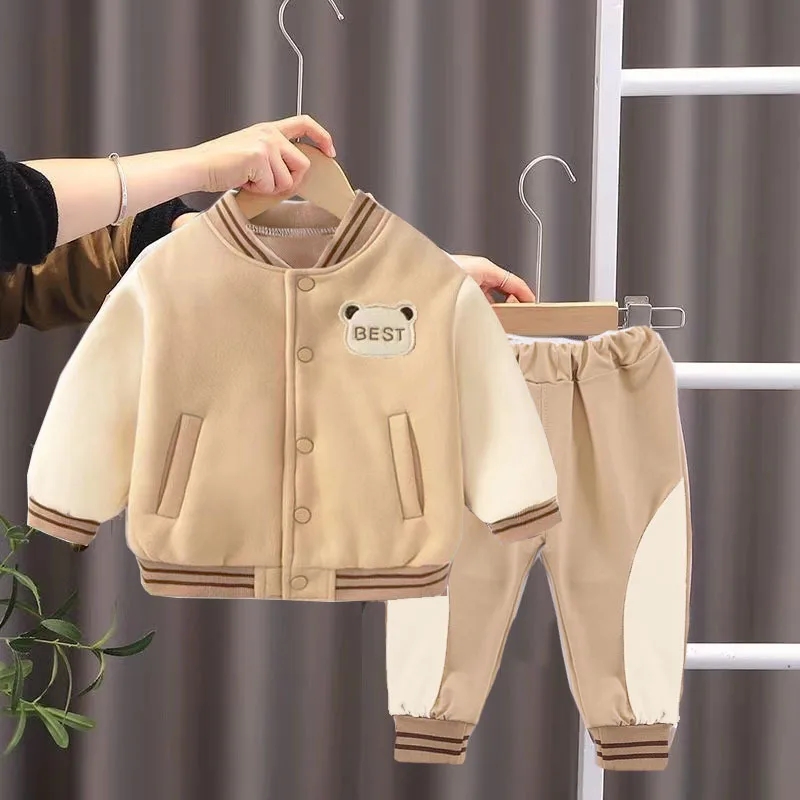 Baby Clothing Sets Boy - 2026 Jungen Mädchen Baseball-Bekleidungssets Kinder Freizeit-Sportoutfits