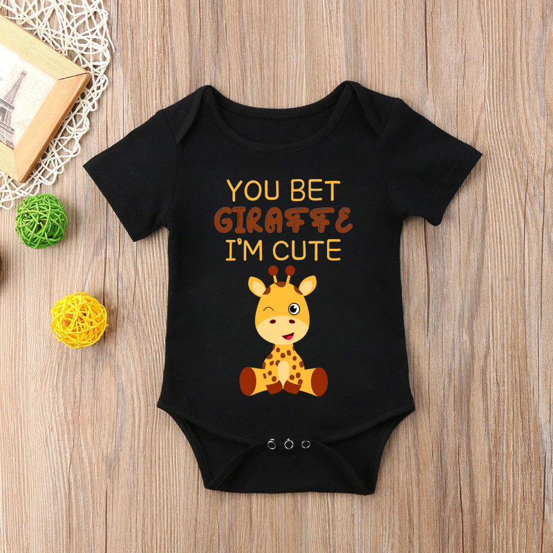 Baby Clothing Brands - Neue Nette Girafa Gedruckt Baby Onesie