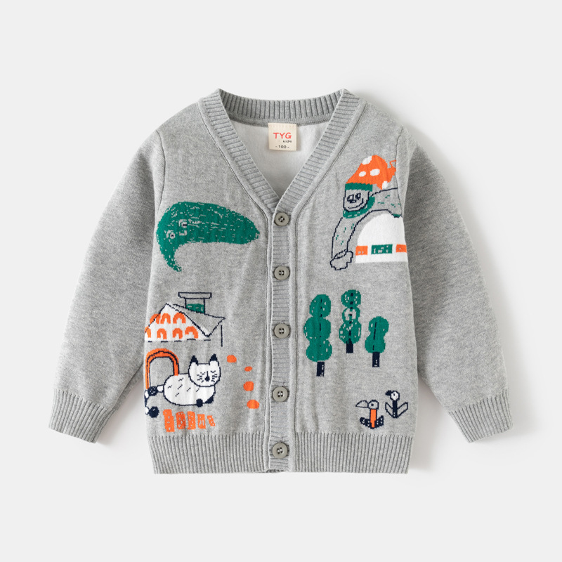 Knit Cardigan Infant - 2-8T Kleinkind Kind Baby Junge Mädchen
