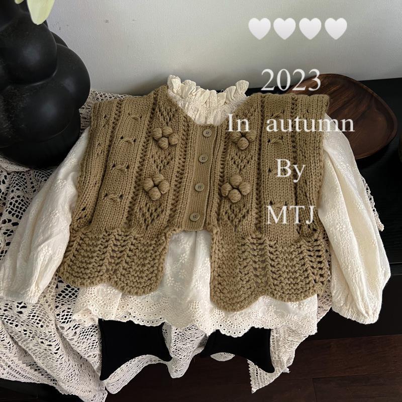 Knit Cardigan Infant - Junge Mädchen Kinder gestrickte Strickjacke aushöhlen