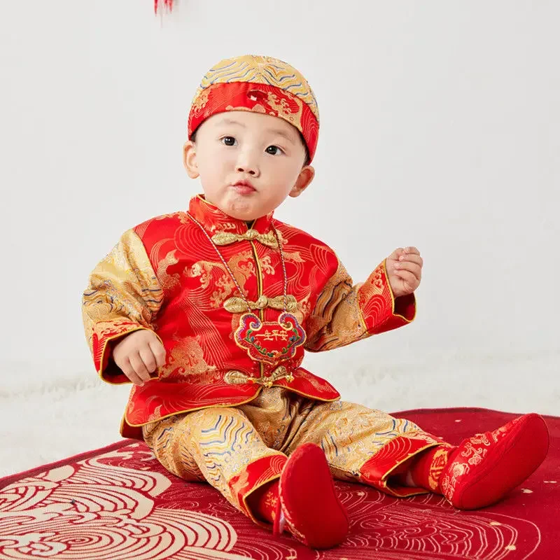 Baby Clothing Sets Boy - Baby Mädchen Jungen Exquisite Tang-anzug Chinesische