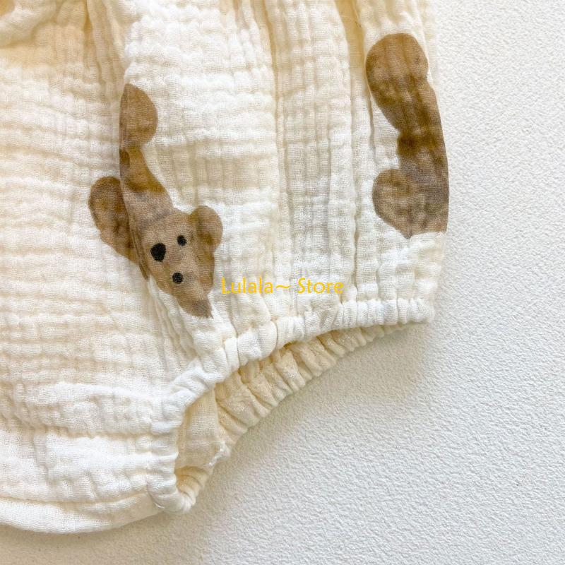Baby Clothing Neutral - Y4QA Neutrales Baby-Kleidungsset, kurzärmeliger Mantel, Haremsshorts,