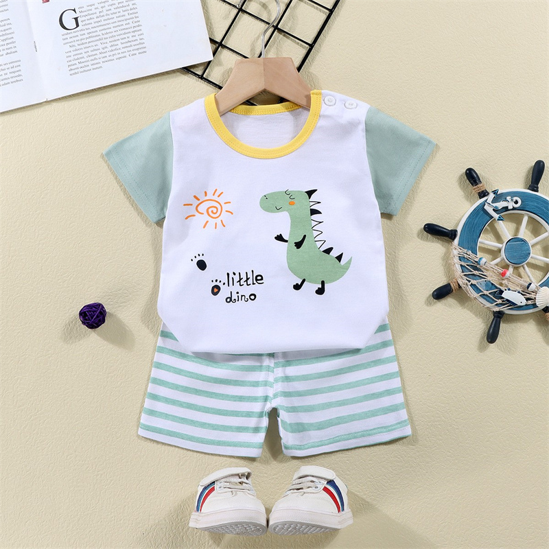 Baumwolle T-shirts + Shorts 2- – Baby Clothing For Summer Bewertung und Preis