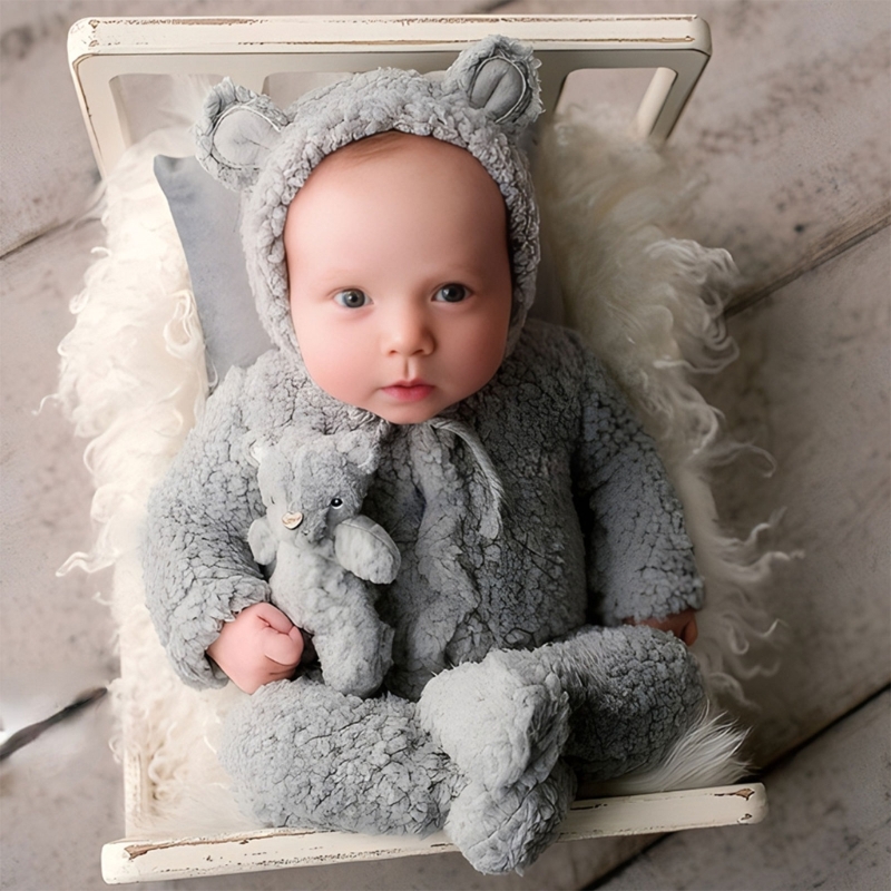 2 Stücke Fotografie Requisiten – Baby Clothing Brands Bewertung und Preis