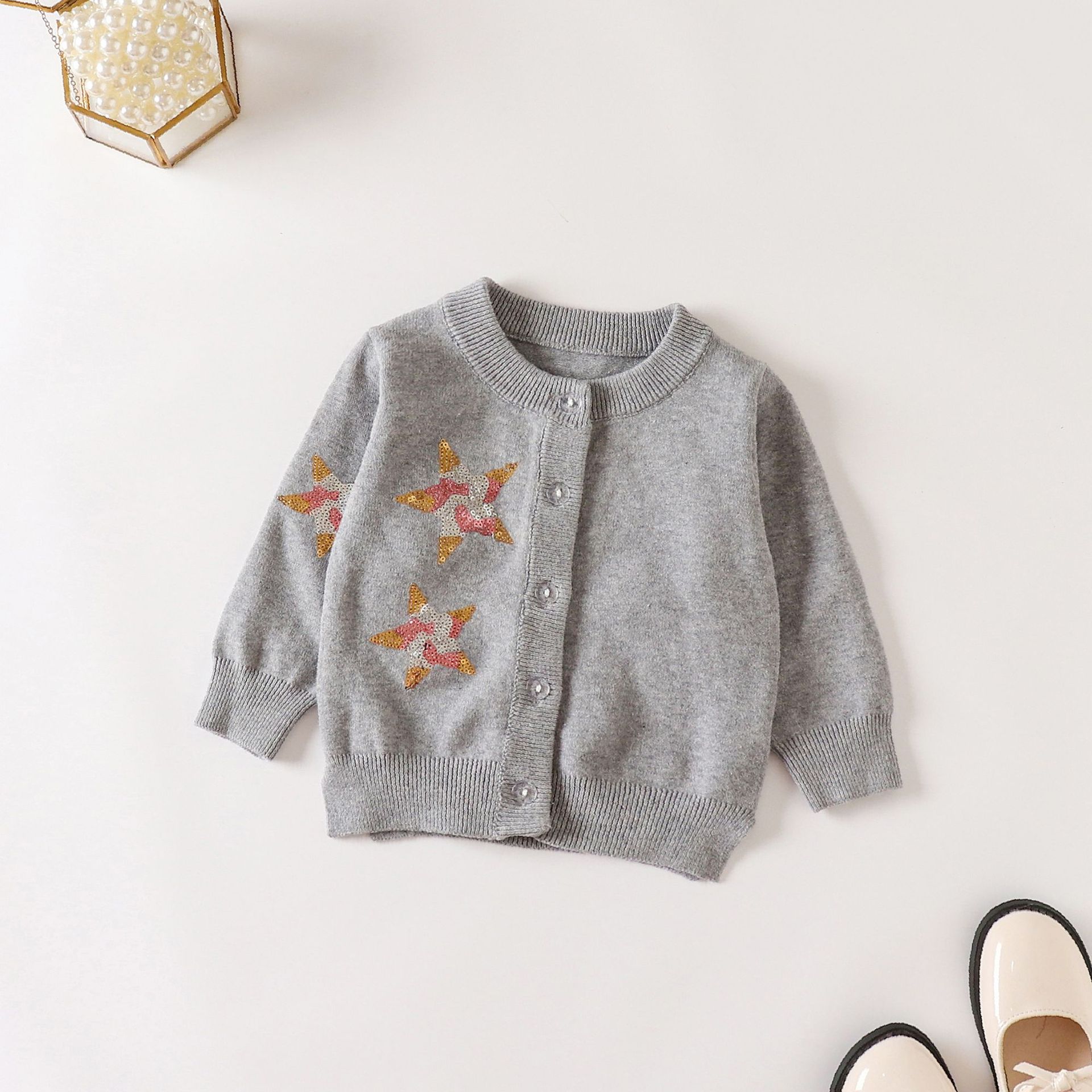 Koreanische Frühling Herbst Mä – Knit Cardigan Infant Bewertung und Preis