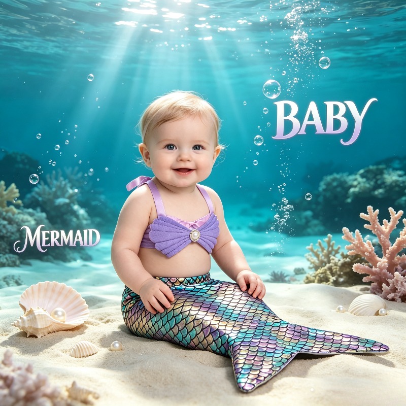 Neugeborenen-Meerjungfrau-Kost – Baby Clothing Usa Bewertung und Preis